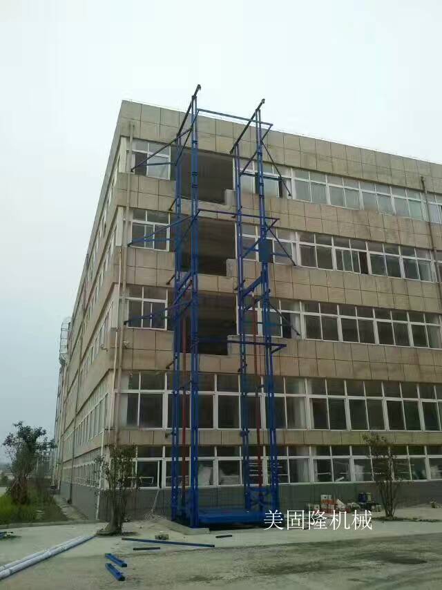 西宁室外双臂导轨式升降机厂家